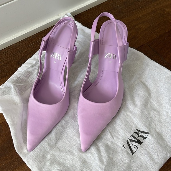 Zara Lilac heels - Picture 2 of 7